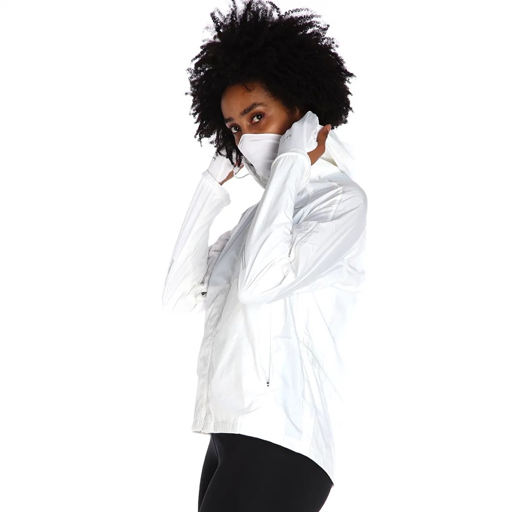 Women's Nike Shield Rain Jacket Hooded Running Water Resist
